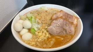 ラーメン　うずら５個