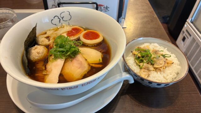 特製鶏の醤油ラーメン